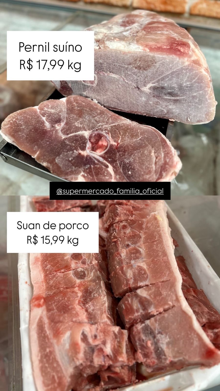 Ofertas Imbatíveis 💥 Terça da carne suína🐷  no Família 🤩