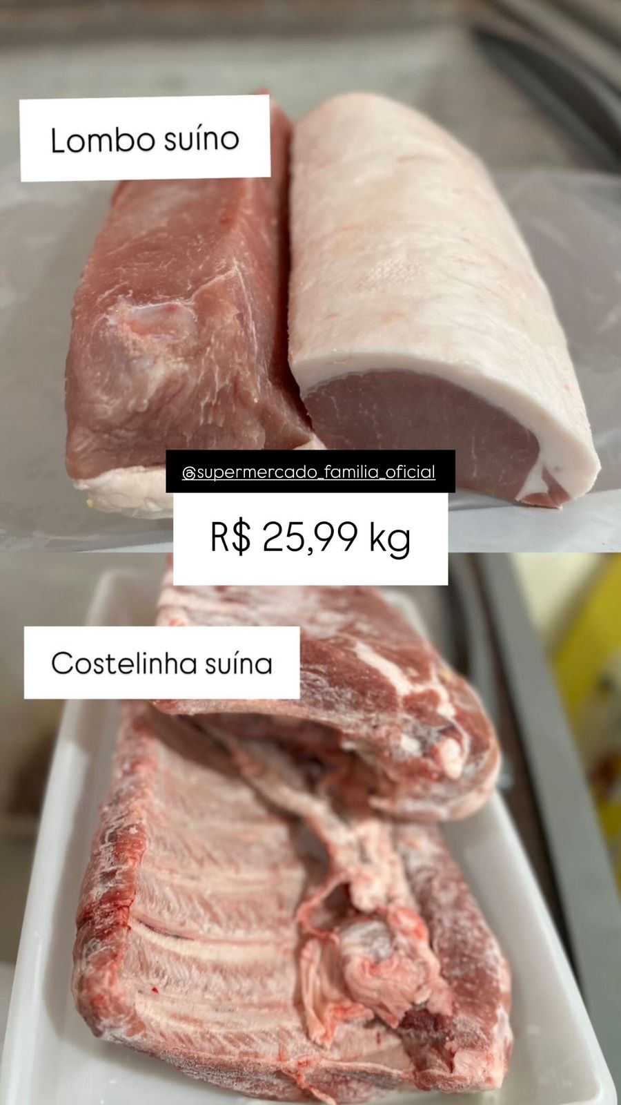 Ofertas Imbatíveis 💥 Terça da carne suína🐷  no Família 🤩
